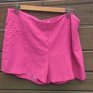 Mango Pink Skorts with Tailored Design - Size XL Great Condition